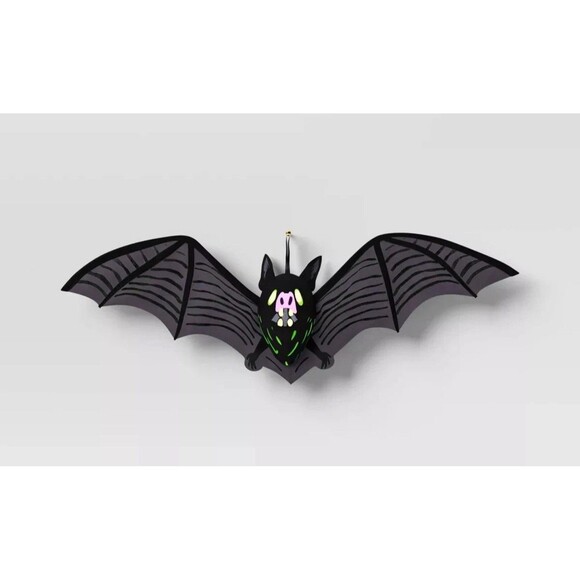 Set of 2 Halloween Decorative Large Bat Prop - Hyde and EEK! NEW - Picture 3 of 7